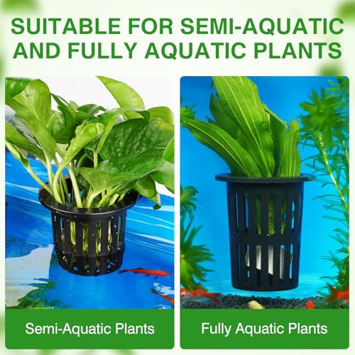 2025 New Upgraded Large Aquarium Plant Holder with 1.57-inch Extension Hooks and Suction Cups for Fish Tank Aquaponic Plant Cultivation and Aquascape Accessories Decorations (2 PCS)