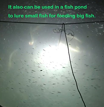 SAMDO IP68 12V LED Underwater Fishing Light 1080 Lumens Fish Attracting Light, Night Fishing Light 10.8W - color: White