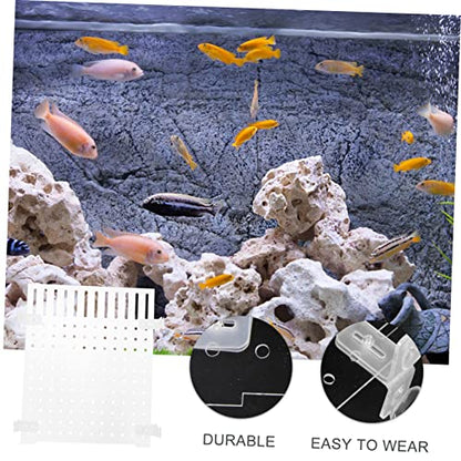 Transparent Acrylic Fish Tank Divider Isolation Board for Aquarium Easy to Install Partition for Breeding Separation Fish Tank Accessory