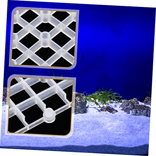 2pcs Fish Isolation Board UV Rack Inflatables Fountain Fish Fish Decor Feeder Activated Diffuser Panel Aquarium Plant Stand Plastic Transparent - color: Transparent