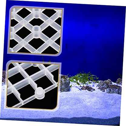 2pcs Fish Isolation Board UV Rack Inflatables Fountain Fish Fish Decor Feeder Activated Diffuser Panel Aquarium Plant Stand Plastic Transparent - color: Transparent