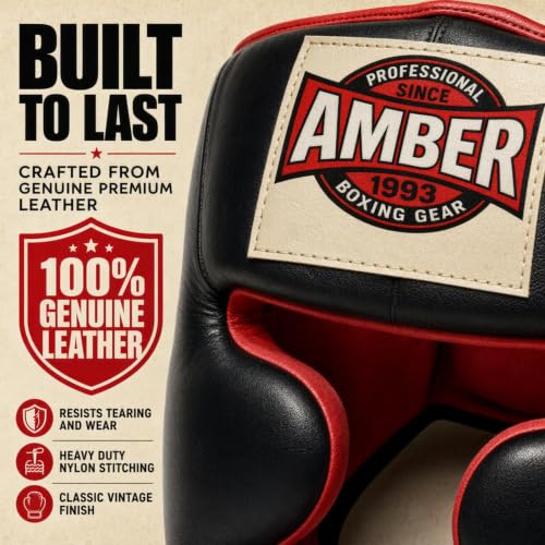 Amber Fight Gear Deluxe Headgear - size: Small