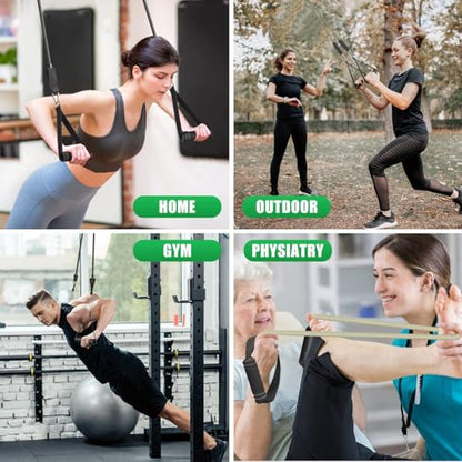 WIKDAY Resistance Bands with Handles for Exercise,beginners - color: 150LBS GRAY