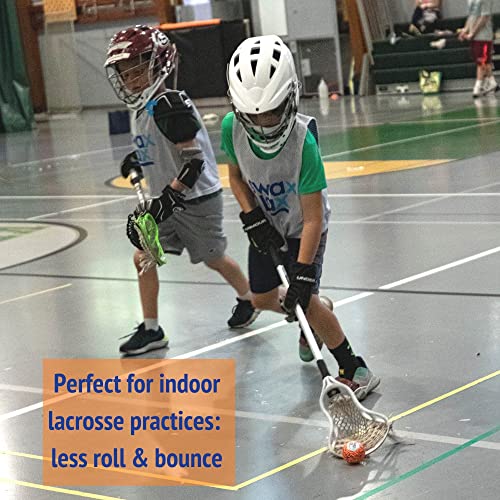 SWAX LAX Lacrosse Training Ball - Indoor Outdoor Practice Less Bounce & Rebounds - color: Deep Blue
