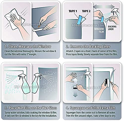 BDF S2M Window Film Clear UV Blocking - 24in X 12ft - size: 24in X 12ft
