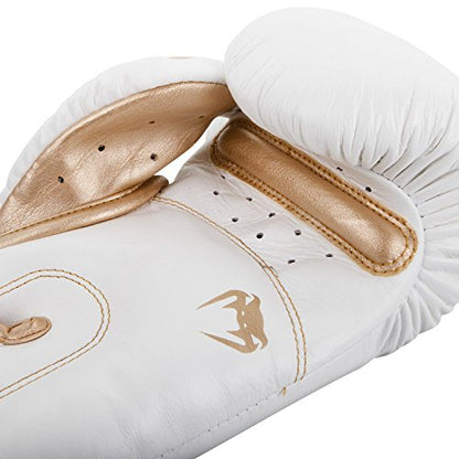 Venum Giant 3.0 Boxing Gloves - Nappa Leather - color: White/Gold, size: 14 oz