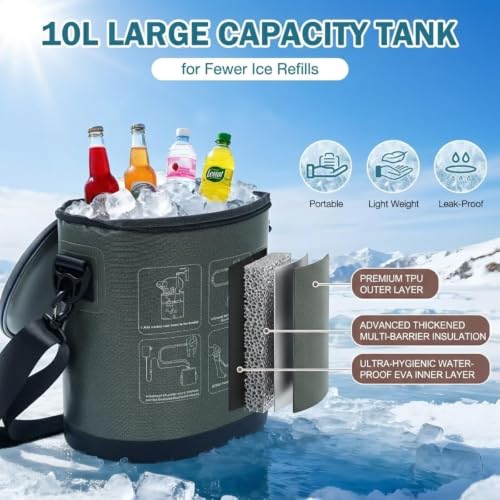 Ice Machine for Knee After Surgery, Portable Cold Therapy Machine