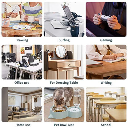 XL PVC Clear Desk Blotter Mat Protector Plastic Table Cover Mat Extra Large Office Drawing Writing Full Desk Pad for Computer Work Desktop Organizer Non-Slip Easy Clean Water Resistant 24x60 Crystal - size: 24 x 60 inch