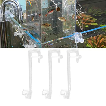 MagiDeal 3 Pieces Fish Tank Bracket Aquarium Accessory Desktop Aquarium Water Auto Refill Guppy Clear Holder Fish Tank Accessories, A 15cm - color: A 15cm
