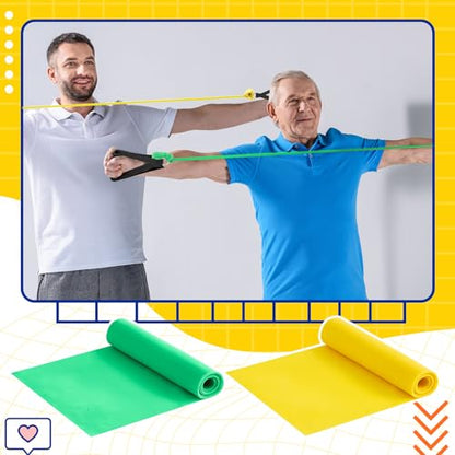 2 Pcs Resistance Band with Handles for Seniors - color: black