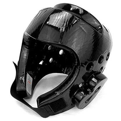 AAMA Taekwondo and Karate Sparring Foam Head Guard - color: BLACK, size: Small