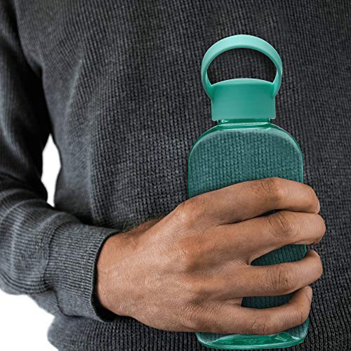 DISCOUNT PROMOS 10 Beau Water Bottles with Handle Set, 20 oz. - Flexi-Grip, Plastic, Drinkware - Mint - color: - Blank - Mint, size: 10 bottles