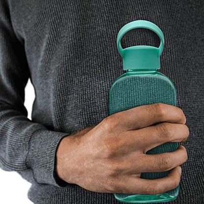 DISCOUNT PROMOS 10 Beau Water Bottles with Handle Set, 20 oz. - Flexi-Grip, Plastic, Drinkware - Mint - color: - Blank - Mint, size: 10 bottles