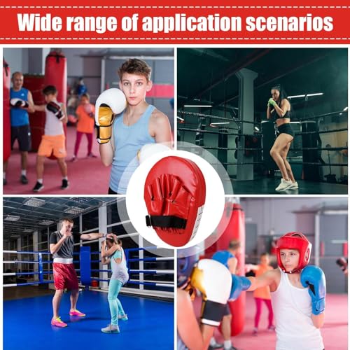 Boxing Target Pad Thick Adjustable Curved Focus Punching Training Hand Pads | Hand Target Training Hand Pads for Kickboxing Karate Thai