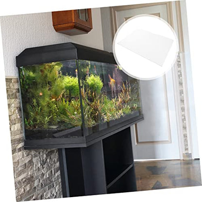 TOYANDONA Reptile Terrarium Cushioning Mat Shockproof Fish Tank Pad Thickened Nonslip Bottom Mat for Aquariums for Heat Preservation and Absorption White - color: White