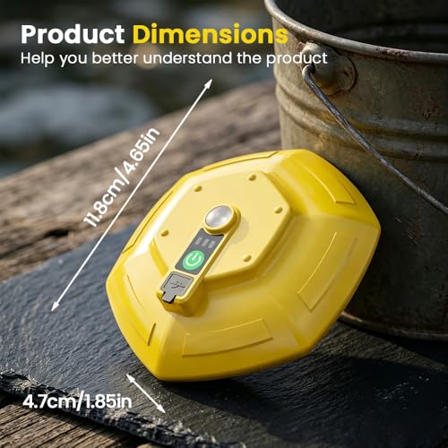 IPX7 Floating Rechargeable Bait Bucket Aerator,3000mAh Portable Live Bait Oxygen Pump,Ultra-Quiet Bubbler for Fishing,Minnow Bucket,Fish Tank,Livewell & Bait Transportation