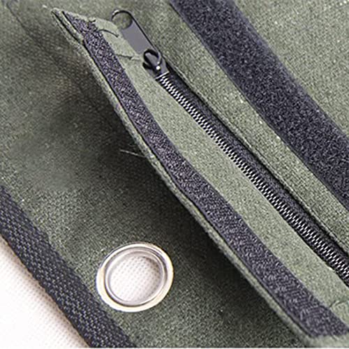 Wing Chun Wall Bag Canvas Leather Punch Bag for Kung Fu Boxing Training | Reinforced Stitching for Long-Lasting Durability - color: Green