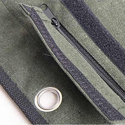 Wing Chun Wall Bag Canvas Leather Punch Bag for Kung Fu Boxing Training | Reinforced Stitching for Long-Lasting Durability - color: Green