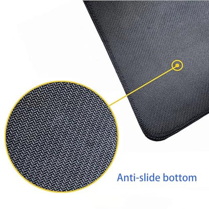 Larger Mouse Pad with Anti-fray Stitching, Premium-Textured & Waterproof Computer Mousepad with Non-Slip Rubber Base, Gaming Mouse Mat for Laptop Office & Home, (Pink,Landscape) 32"X12" Ergonomic Y-1B