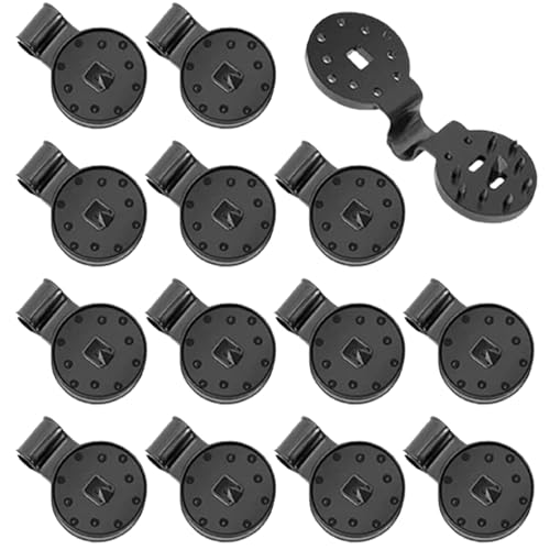 40 Pcs Shade Cloth Plastic Clips,Reusable Shade Cloth Heavy Duty Lock Grip Black Clips for Shade Netting,Sun Shades Net,Anti Bird Netting,Garden Netting,Shade Fabric (Black)