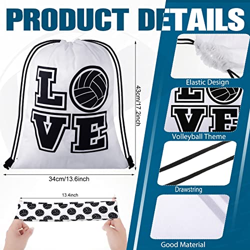 Yinder 4 Pcs Volleyball Accessories - color: White, size: Small