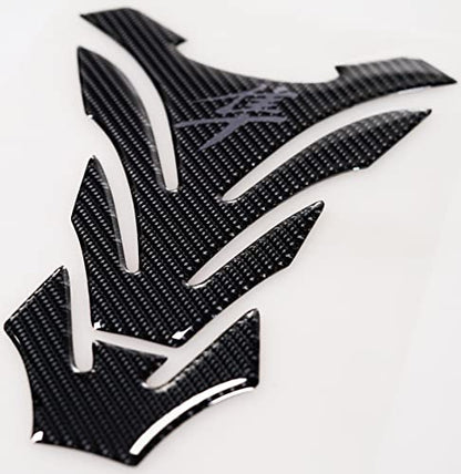 Real Carbon Fiber Motorcycle Tank Pad Gas Oil Fuel Tank Pad Vinyl Decal Tank Protector Motorcycle Stickers For HAYABUSA All Models（Grey）