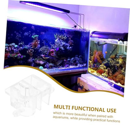 Aquarium Hose Fixing Clamp Tool Rack Sturdy Acrylic Holder for Dosing Pumps Plant Hangers Accessories