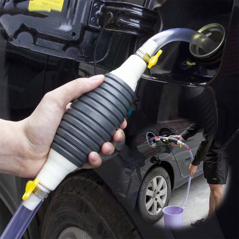 2024 Multifunction Liquid Sucker Pump, Manual Fuel Transfer Pump Portable Siphon Pump for Gas Gasoline Oil Fuel Petrol Diesel Fluid Water Fish Tank (9.8ft) - size: 9.8ft