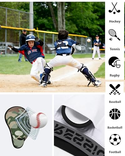 Dalavch 4 Pack Youth Boys Sliding Compression Shorts with Protective Cup - size: X-Small