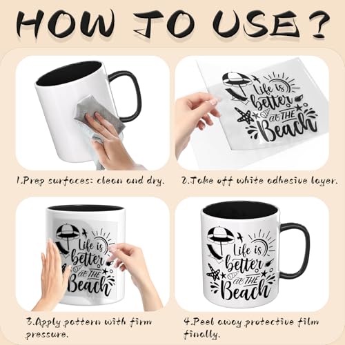 UV DTF Cup Wrap Summer Drink Transfer Stickers for Tumblers and Glasses, 2 Sheets Rub On Decals for Cups, Mugs, Water Bottles - style: Summer Drink