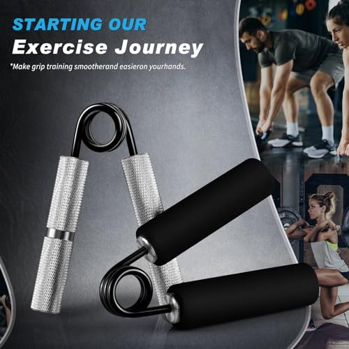Hand Gripper Strengthener Set 50LB-300LB, Grip Strength Trainer (1/2/4/6 Pack) Forearm Strengthener for Muscle Building, Hand Sensitivity Training, Hand Rehabilitation Exercising - color: 6pcs(50lb+100lb+150lb+200lb+250lb+300lb)