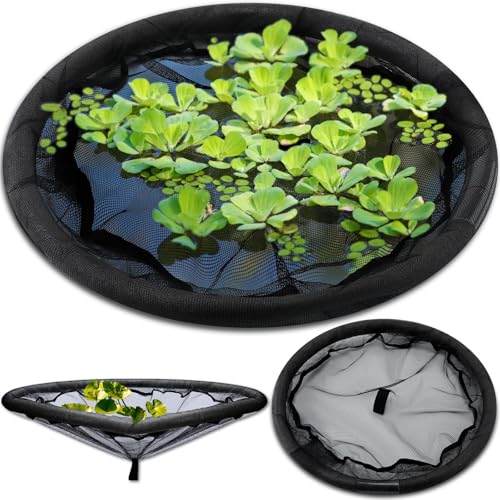 1Pack Floating Flora Fish Barrier Floating Island Plant Protector Round Floating Flora Island for Pond Protects Your Floating Plants from Pond Fish