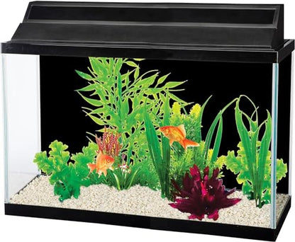 Penn-PLAX Double-Back Roll-A-Scene Aquarium Background – Double Sided Roll – Midnight Sea (Black) / Caribbean Blue – 19” x 50’