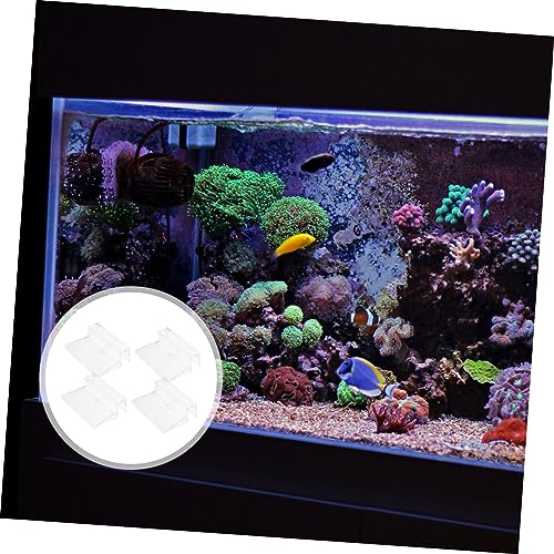 Levemolo 16Pcs Fish Tank Lid Supports Sturdy Acrylic Cover Racks for Aquariums Easy Installation and Durable Fish Tank Holders Fish Tank Accessories for Secure Lids