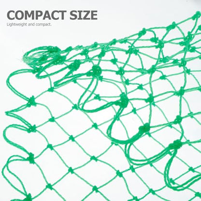 Uonlytech Fishing Landing Net Replacement Head Mesh Basket, Heavy-Duty Thick Line Fish Catching Tool for Freshwater Carp and Outdoor Fishing Supplies