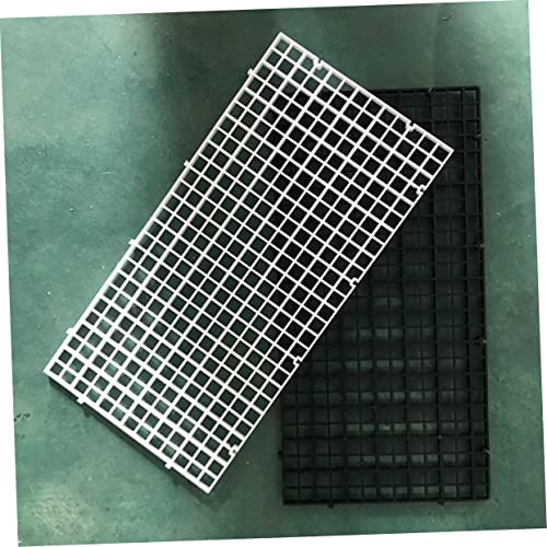 FOMIYES White Aquarium Panel 6 Pcs Lattice Plate for Fish Tank Divider Tray Fish Survival Easy to Use