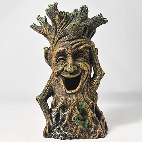 Fish Tank Accessories-Hollow Tree Trunk Aquarium Decorations Disney Aquarium Decorations for Betta Hideout Caves Large Aquarium Décor Thematic Ornaments - color: Stump B