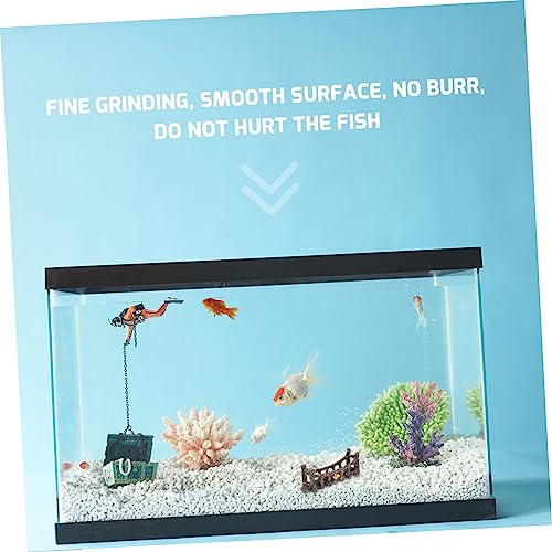 POPETPOP 2Pcs Fake Bridge Landscaping Ornament Realistic Aquarium Decor for Fish Tank Landscape Material Safe for Vivid and Lifelike Design