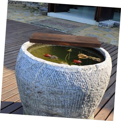 Cabilock Natural Wood Board Aquarium Decor Charred Wood Prop for Fish Tank Decoration Safe for Versatile Miniature Landscape Accent Aquatic Environment