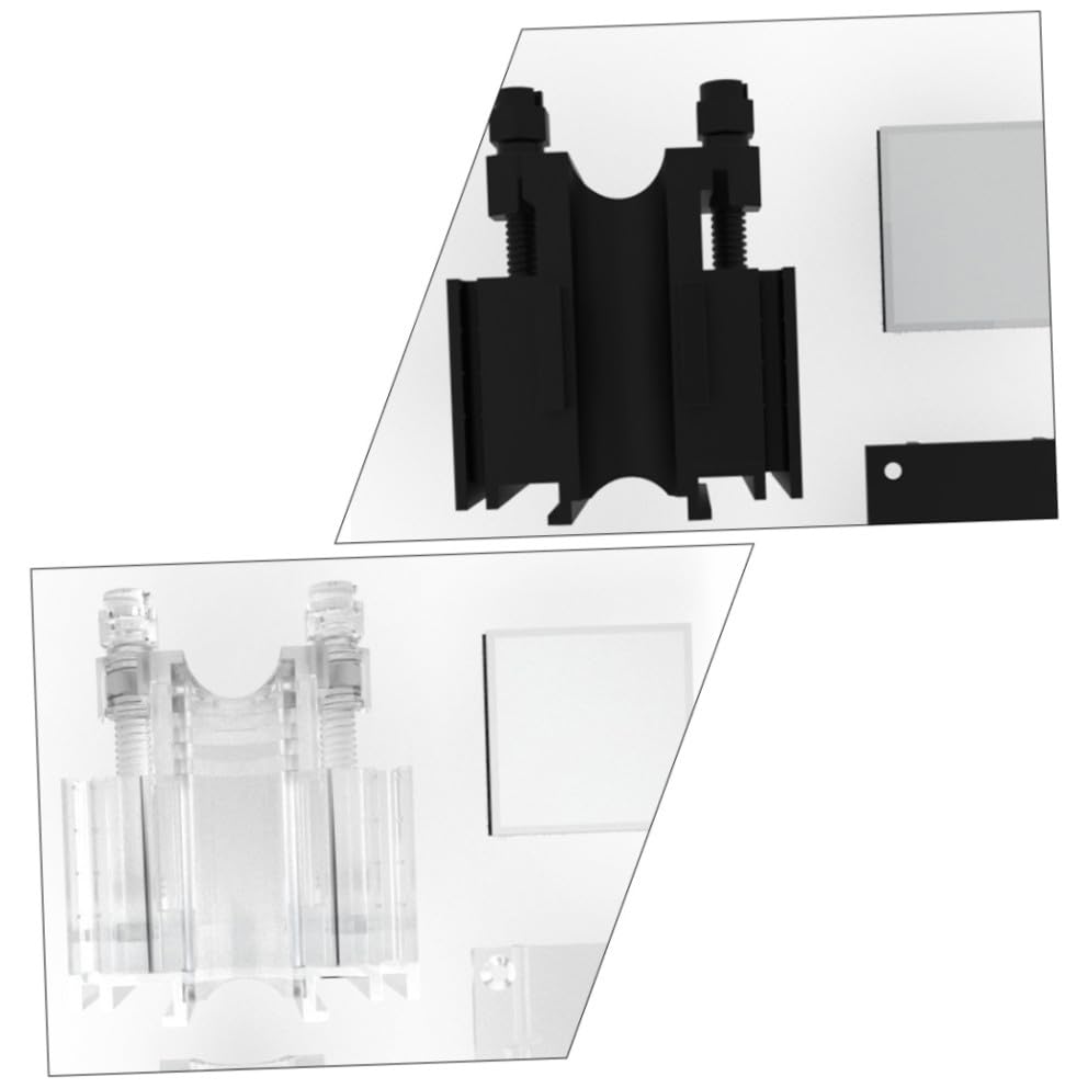 BESPORTBLE 2pcs Aquarium Fixed Clips Multifunctional Holder for Hose Water Transparent Space-Saving for Fish Tank Owners