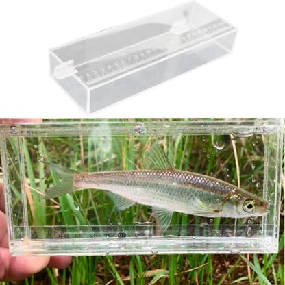 Fishing Photo Tank Acrylic Aquarium Transparent Hatching Incubator Case Fish Isolation Box S or L Size- 25x4.4x9cm