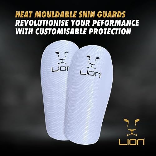 Heat Mouldable Mini Soccer Shin Guards/Pads Mens/Women/Boys/Girls - Lightweight & Comfortable - Revolutionise Your Performance with Customisable Protection - to Wear with Grip Socks and Sock Sleeves
