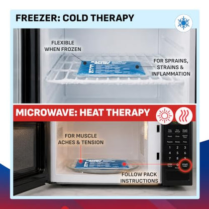 Rapid Relief Gel Ice Pack, Reusable Cold Pain Relief, Small 4x6 Inch 1 Ct - size: 4 x 6 Inch