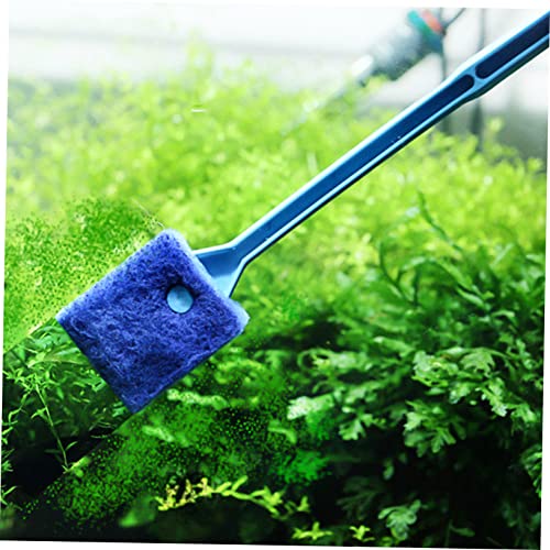 7pcs Aquarium Cleaning Tool with Stainless Steel Tongs Fishing Net and Brush for Easy Maintenance of Fish Tanks and Aquascaping