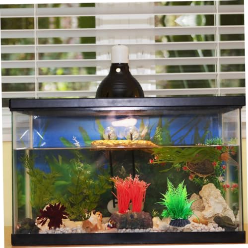Toddmomy 3pcs Artificial Water Grass Aquatic Plant Ornament Base for Fish Tank Aquarium Decoration Lifelike Plastic Aquatic Landscape for Freshwater and Tanks