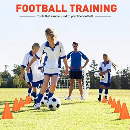 Reginary 40 Pcs Training Cones for Sports, 7 Inch - color: Orange