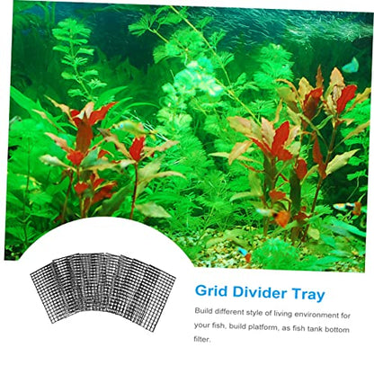 10pcs Aquarium Divider Panel Fish Tank Separator for Easy Isolation and Maintenance for Breeding and Managing Fish Your Aquarium
