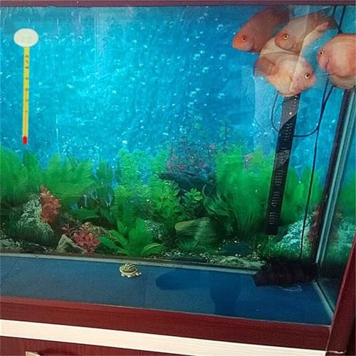 Liquid-in-Glass Aquarium Thermometer Measure Temp Meter Tools Floating Water Temperature Meter Aquarium Thermometer Floating - color: Rectangular waterpro