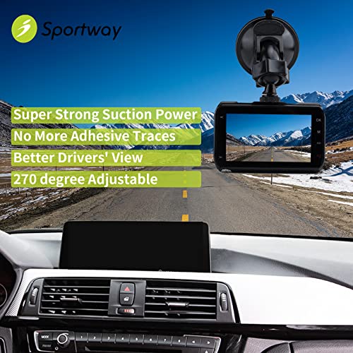S10 Pro Dash Cam Mount, Suction Cup Dash Camera Mount Holder with 10+pcs Joints for Rove APEMAN CHORTAU Roav Nexar iiwey REXING Z-Edge Old Shark YI ... 98% Car Dash Cameras