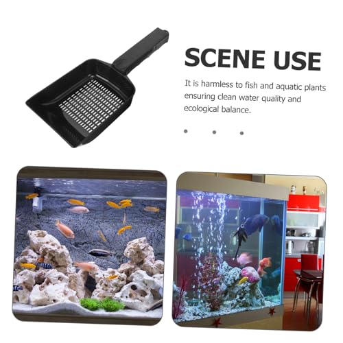 Toddmomy Fish Tank Sand Shovel Aquarium Cleaning Tool for Efficient Sediment Removal and Lightweight Design for Use Aquariums and Fish Tanks